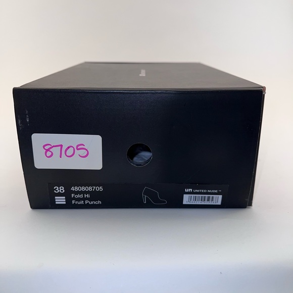 NIB United Nude Fold Hi Multi-Colored Ankle Booties in Fruit Punch, Size 38/8 - Picture 8 of 9